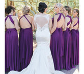 Sleeveless Purple Multiway Infinity A-Line Bridesmaid Dress-27dress